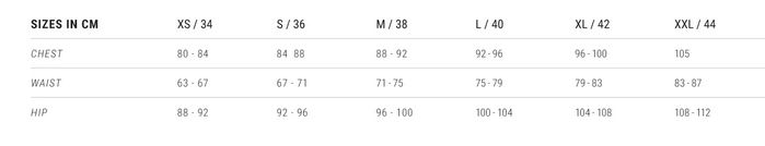 Mystic Boardshort 0 Size Chart